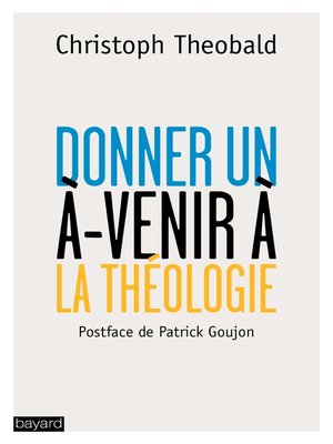 cover image of Donner un à-venir à la théologie